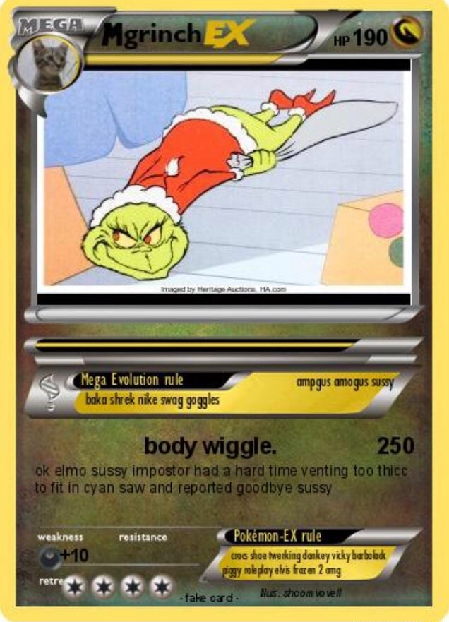 super sussy pokemon card - Imgflip