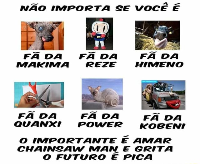 Você é um fã de Chaisaw Man?