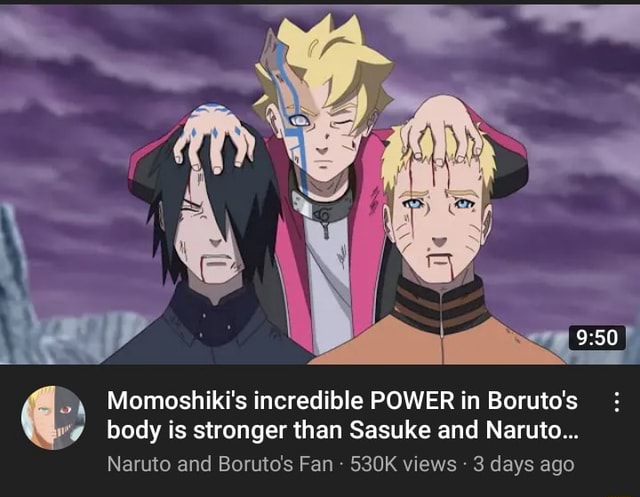 Naruto e Sasuke vs Momoshiki Anime: Boruto (filme)