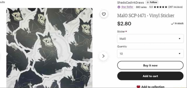 Scp Malo Stickers for Sale