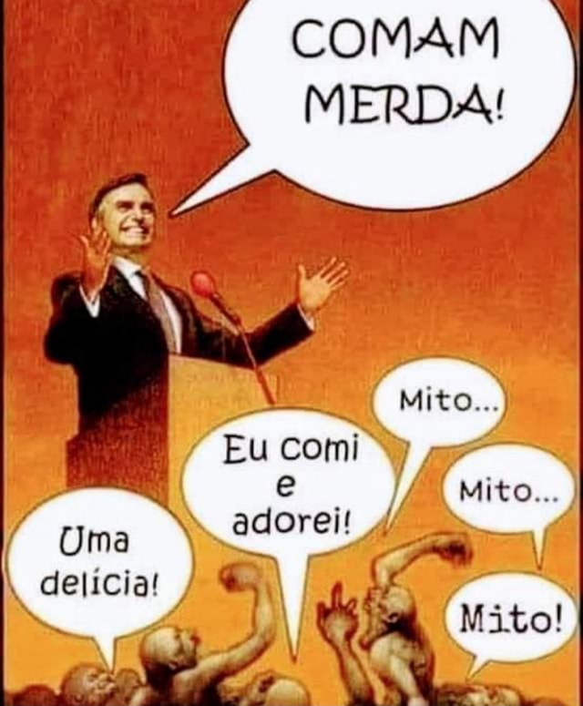 Comam Merda Mito Eu Comi Uma Del Cia Adorei Mito Mito Ifunny Brazil