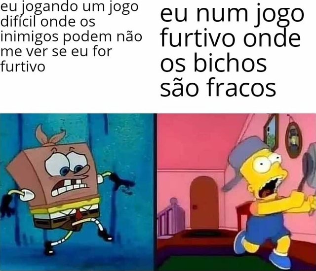 Mãe: não jogue jogos de tiros pq é do diabo. Eu: Jogo mesmo assim Eu quando  minha mãe está prestes a Me ver que eu estou jogando: - iFunny Brazil