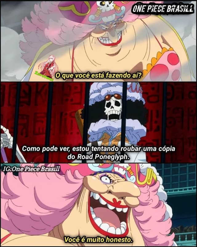 Soldier_sad fã da Nojikoˢᵉᵖ on X: Brook e uma lenda falou isso na Cara da  Big mom e ainda saiu vivo e com a Cópia do Poneglifo   / X