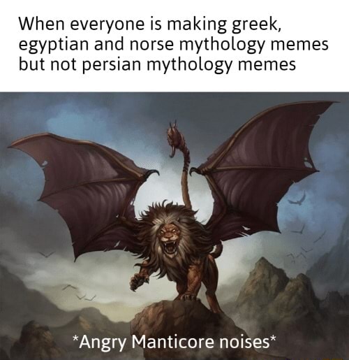 When Everyone Is Making Greek Egyptian And Norse Mythology Memes But