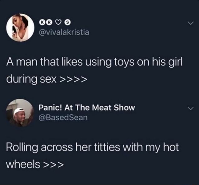 A man that likes using toys on his girl during sex Panic