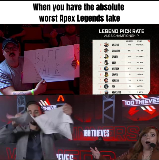 Why is Valkyrie the most picked legend in the ALGS?