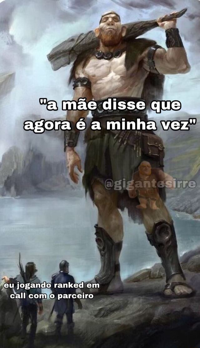 Trad: a mãe disse q é a minha vez no xbox - Meme by Merilo