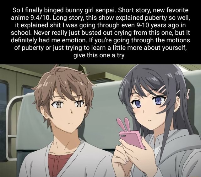 Getting Life Advice from Anime Bunny Girls