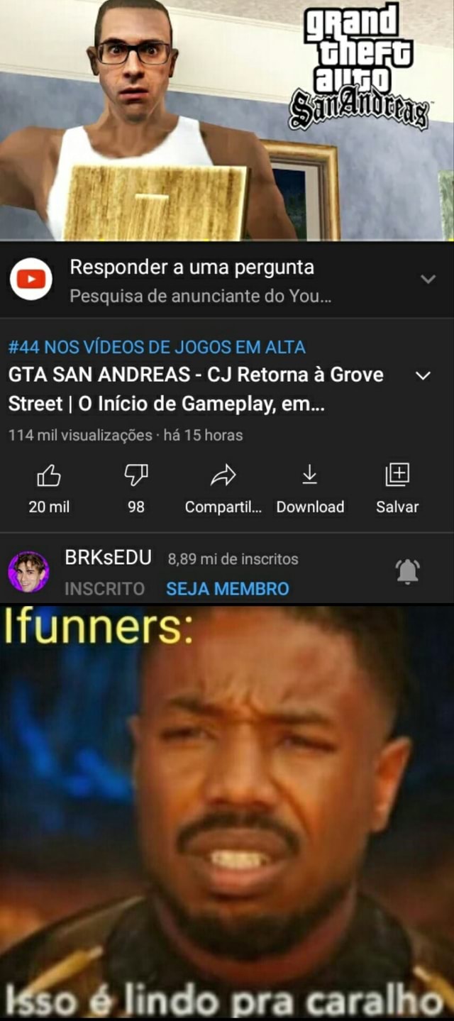 Vou jogar GTA San andreas sério, sem usar código. Eu 5 min depois:  CEBOLINHA GAMES I - iFunny Brazil