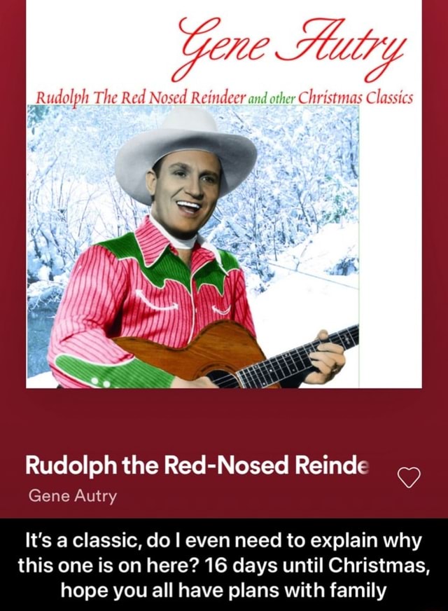 Gene Rudolph The Red Nosed Reindeer And Other Christmas Classics Rudolph The Red Nosed Reinde 0518