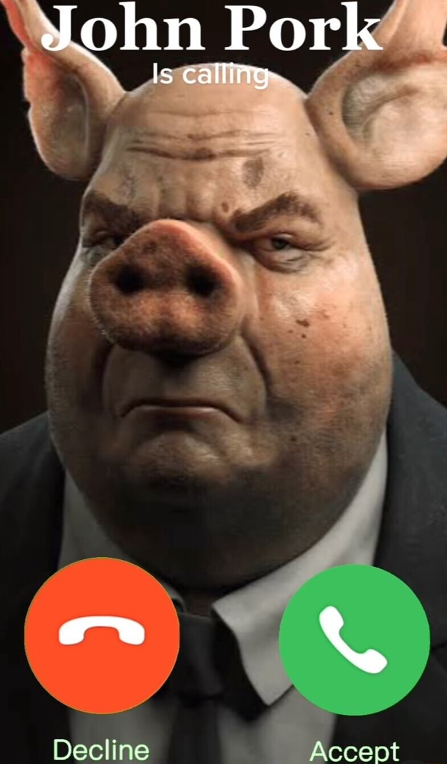 John Pork Is Call Accept IFunny Brazil John Pork Is Call Accept IFunny Brazil