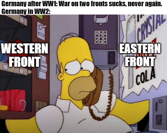 Germany after War on two fronts sucks, never again. Germany in WESTERN EASTERN - iFunny Brazil