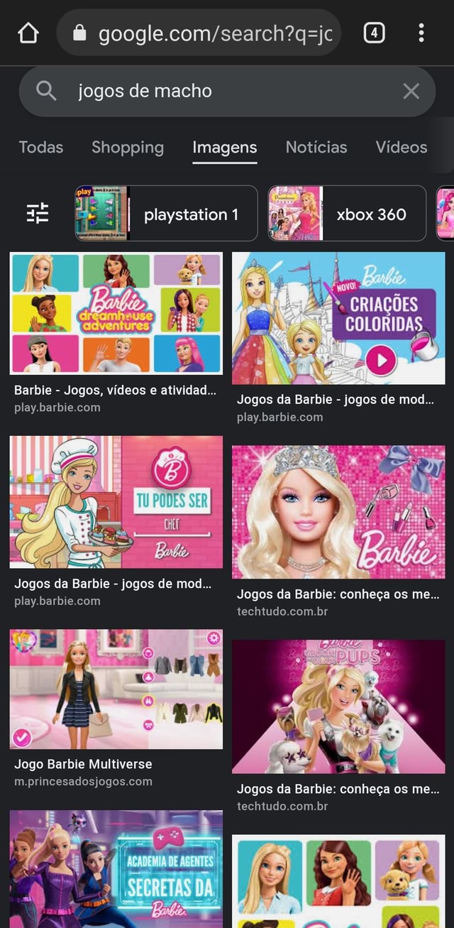 Só Barbie: Jogos da Barbie