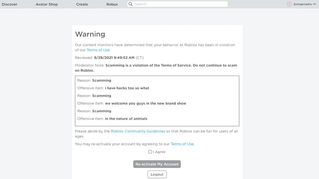 User blog:Acebatonfan/Known ROBLOX Phishing Scams
