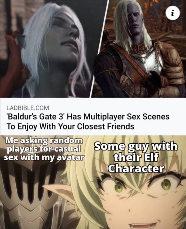 AN 'Baldur's Gate 3' Has Multiplayer Sex Scenes LADBISLE COM To Enjoy ...