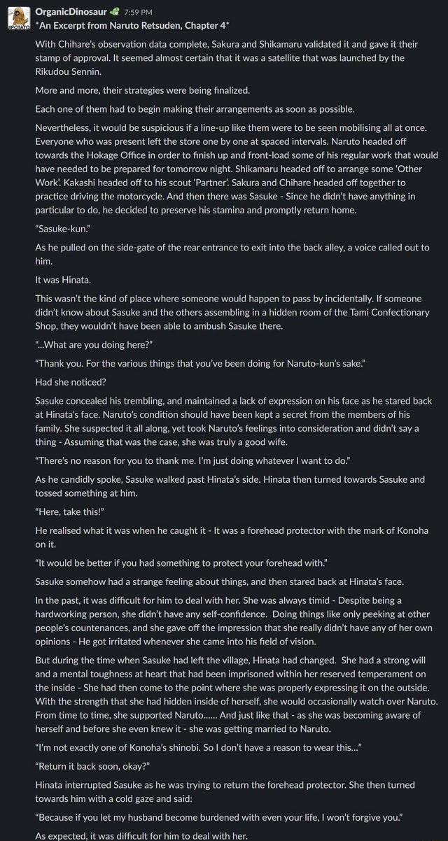 Hαru No Sαkurα BR - Trecho de Sasuke Retsuden: Os passos que ressoavam no  chão de pedra do corredor desapareceram. Depois de um momento, alguém se  moveu atrás de Sasuke. Conscientemente, Sasuke