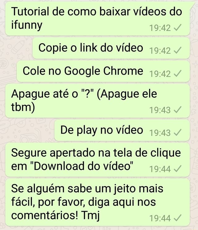 DUDE-como baixar video do