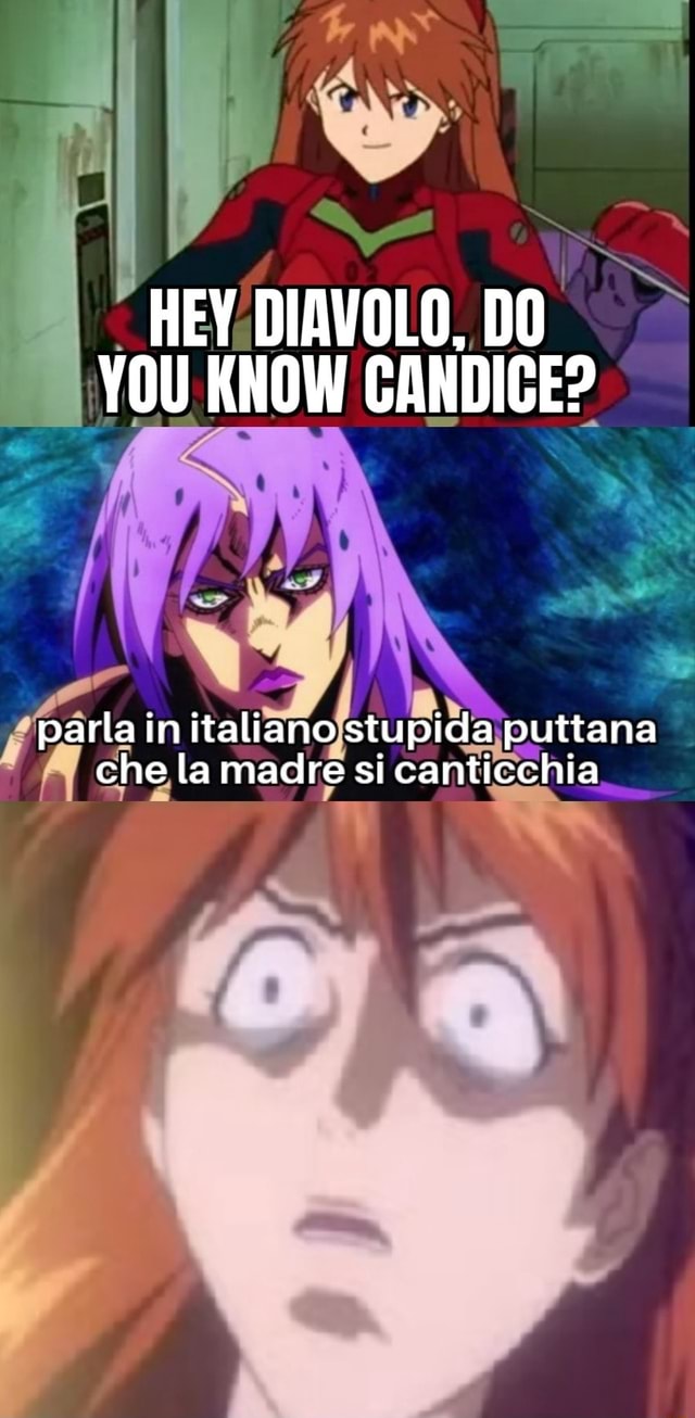 HEY DIAVOLO, DO YOU KNOW CANDICE? parla in italiano stupida puttana che la  madre si canticchia - iFunny Brazil