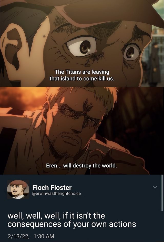 Eren will discount destroy the world