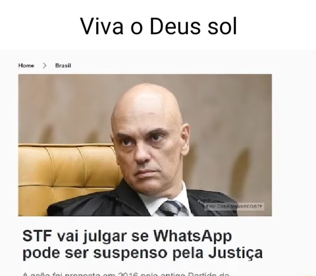 O WhatsApp pode ser suspenso no Brasil