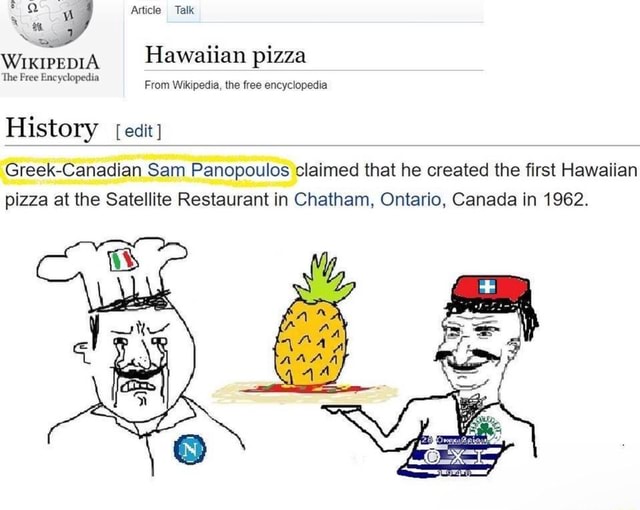 Hawaiian pizza - Wikipedia