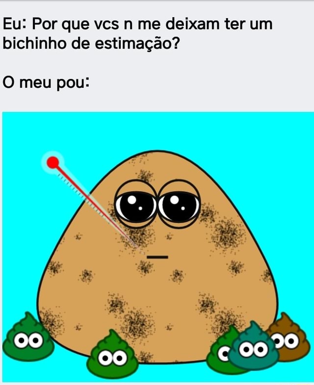 eu encontrei um jogo do POU (muito estranho) 