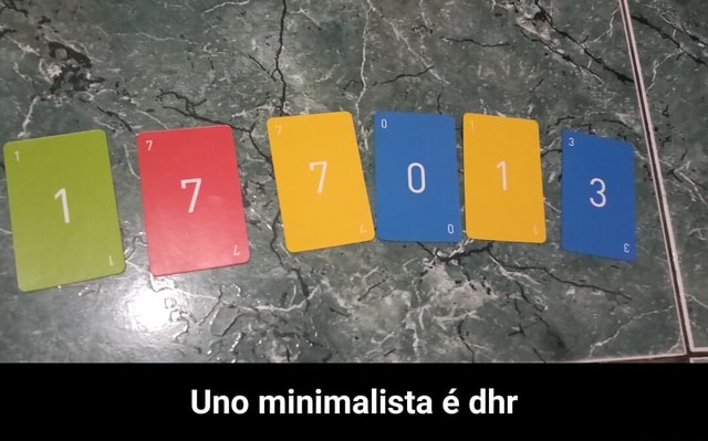 Não era pra ser mais barato???? JOGO UNO? = MINIMALISTA SO UNO MINIMALIST I UNO  MINIMALIST A 49.39 - iFunny Brazil