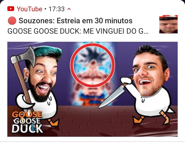 Souzones: Estreia em 30 minutos GOOSE GOOSE DUCK: ME