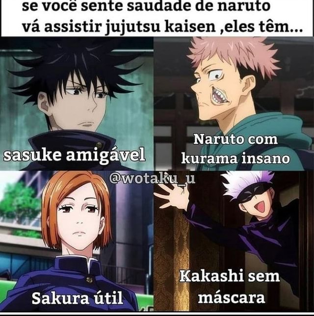 Naruto falando DATTO sem parar