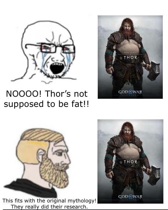 Is Thor Fat In Norse Mythology - Viking Style