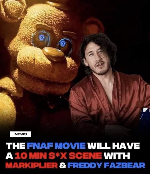 Why is the new five nights at Freddy's movie getting so much hate? also is  Markiplier going to be in it or not? : r/fivenightsatfreddys