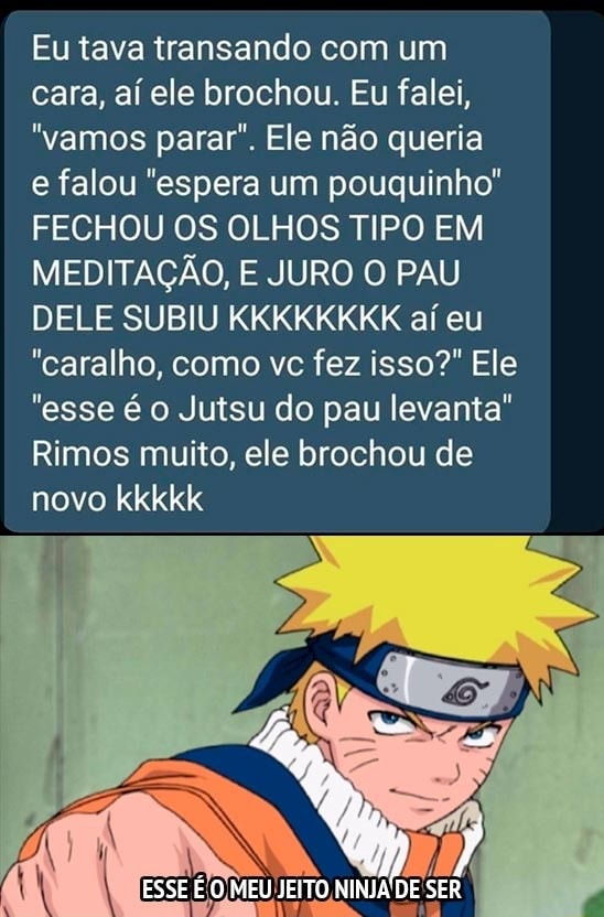 Saudades que eu tava de ver Naruto correndo atrás de ema - iFunny Brazil