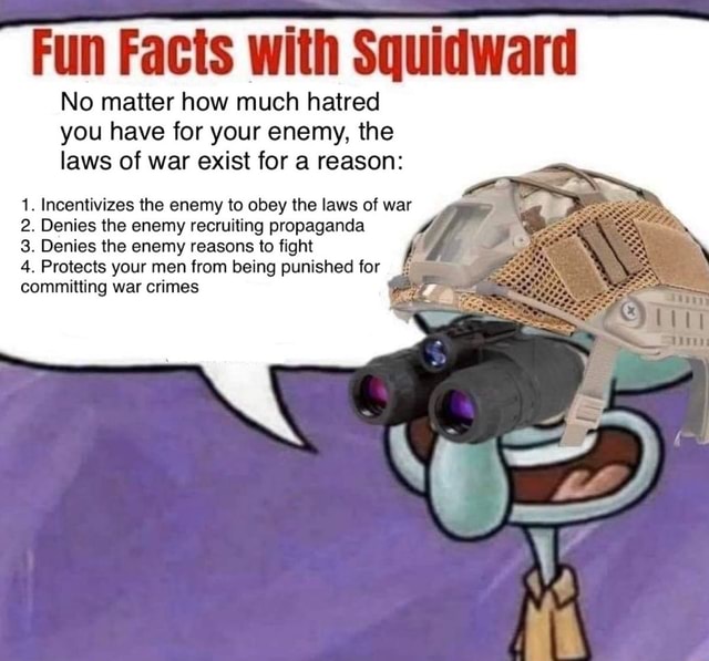 Squidward, you have committed crimes against Skyrim and her people