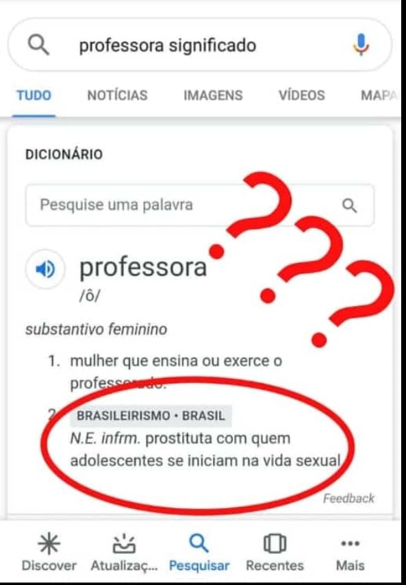 DICIONARIO Pesquise uma palavra Q professora substantivo