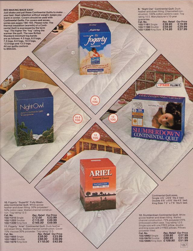 Argos 1985 BED MAKING MADE EASY dust shake and pat these