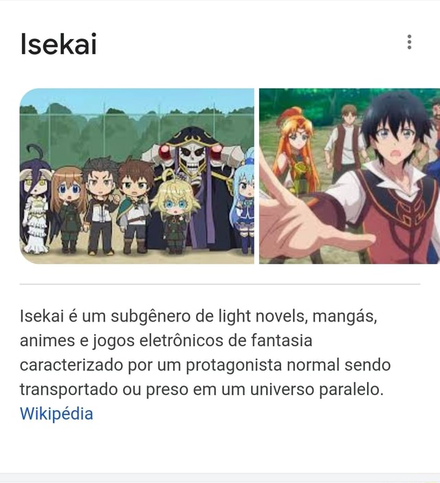 O universo de animes e jogos