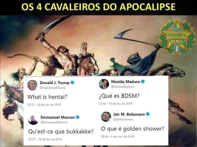 Blog de usuário:Genilgames/quem serão os 4 cavaleiros do