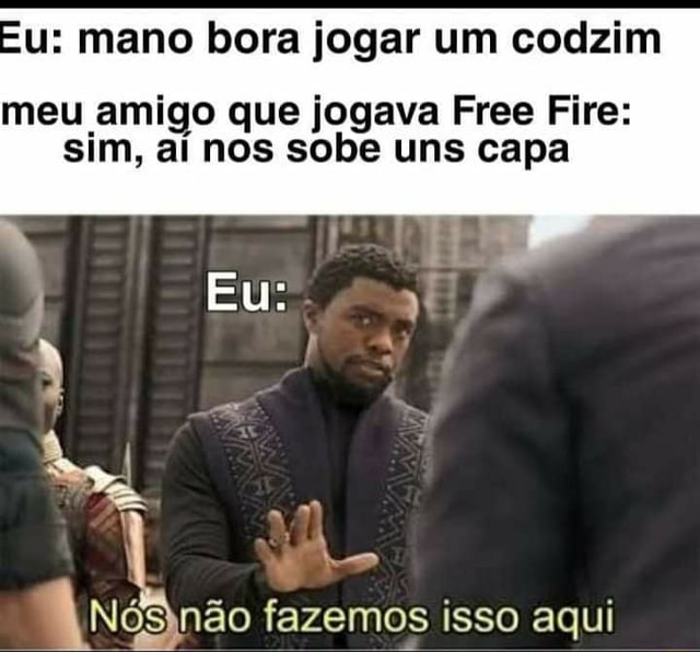 Pessoas: Você não pode zuar um jogador de free fire com um anime Eu:  observe WEB - iFunny Brazil