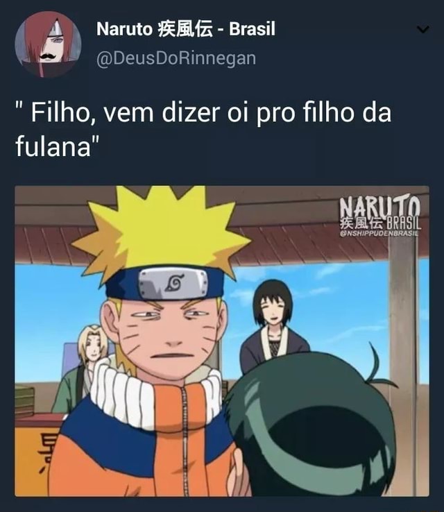 O filho dele roubaria a cena em Boruto, igual ele fazia em Naruto - iFunny  Brazil