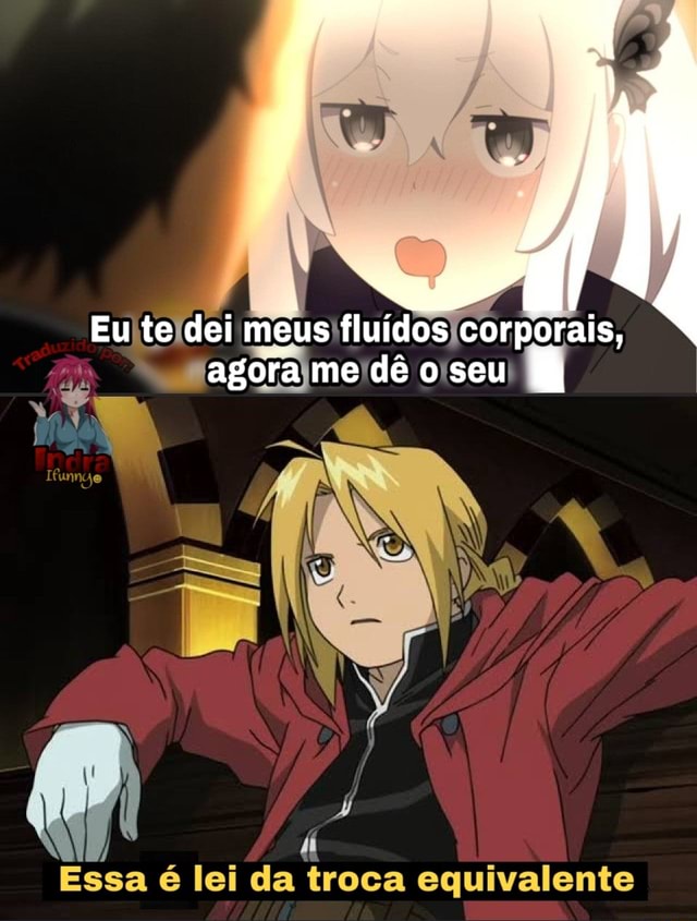 SS Kazuma: LEI DA TROCA EQUIVALENTE - iFunny Brazil