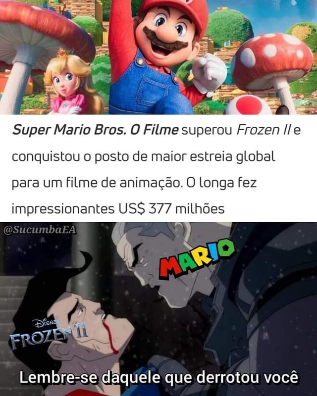 Te do com br Super Mario Bros. O Filme é publicado completo no Twitter em  alta qualidade p'taria salu do controle. - iFunny Brazil
