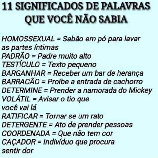 11 SIGNIFICADOS DE PALAVRAS QUE VOCÊ NÃO SABIA HOMOSSEXUAL = Sabão