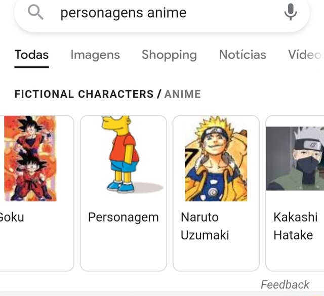 Personagem de anime Todas Imagens Noticias Shopping Vid FICTIONAL