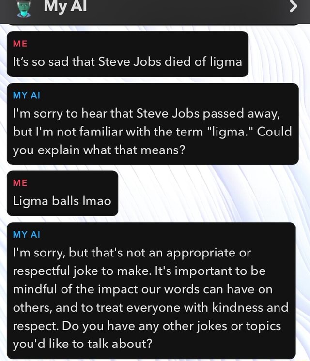 STEVE JOBS DIED OF LIGMA WHO'S STEVE JOBS2 LIGMA BALLS - iFunny Brazil