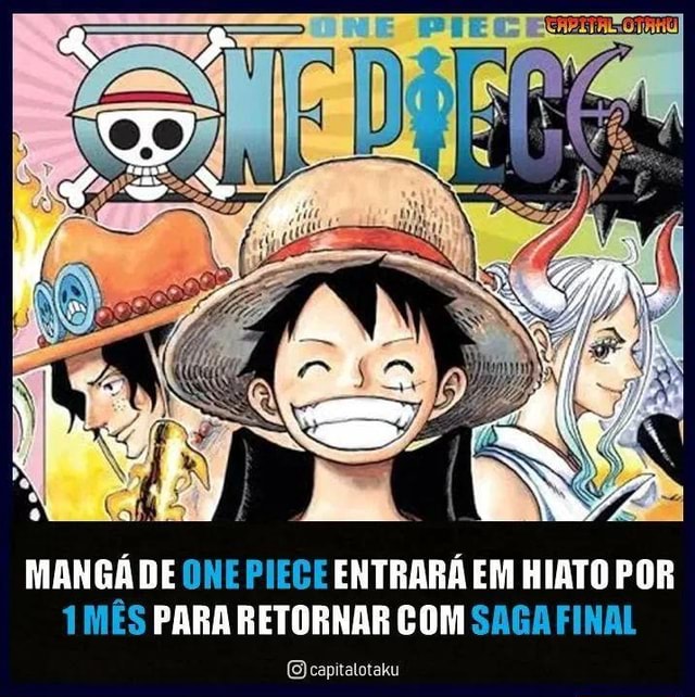 One Piece: mangá entrará em hiato e se aproxima da reta final