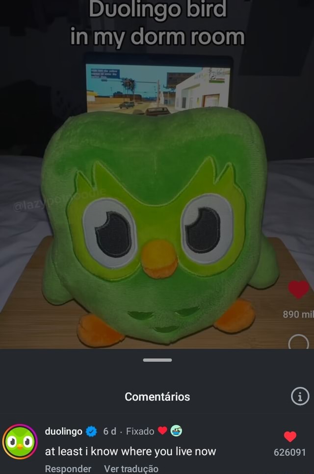 Duolingo bira in my dorm room mil Comentarios at least i know where you