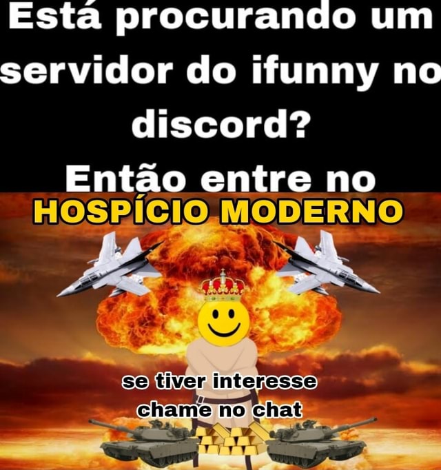 Alguns ifunnyers criaram um servidor no discord e eu gostaria que vocês  entrassem no servidor para