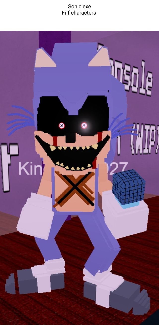 fnf sonic.exe  Minecraft Skin