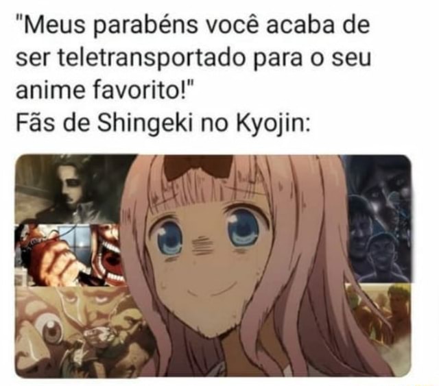 Qual meu anime favorito?