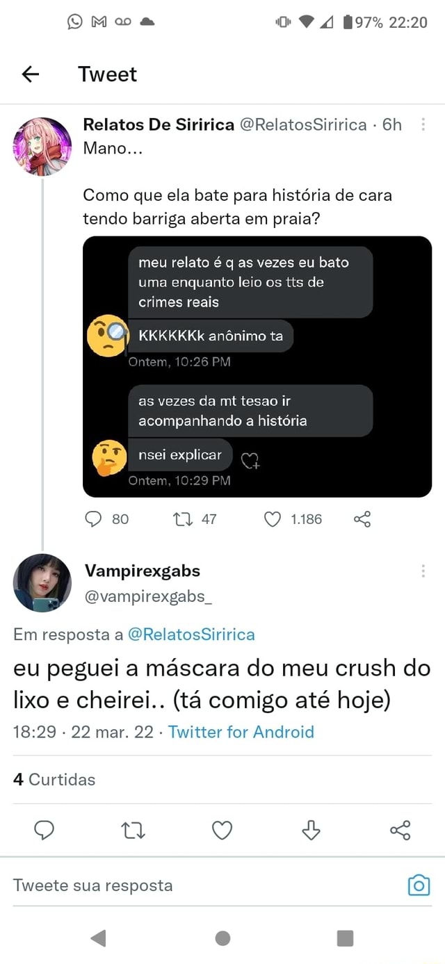 Relatos de siririca